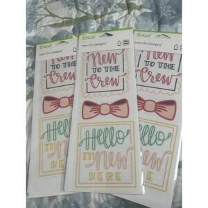Cricut Iron-on Designs Kit Set Of 3